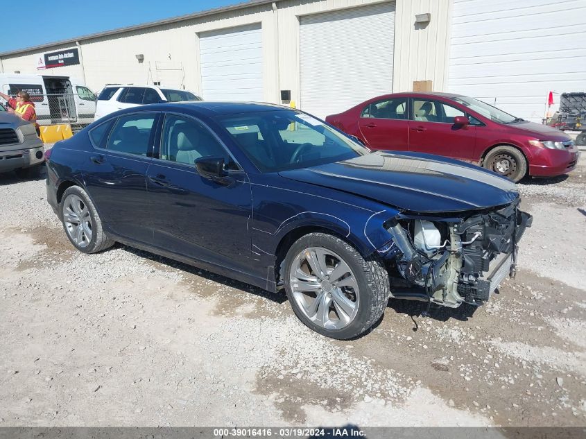 Lot #2573005692 2021 ACURA TLX TECHNOLOGY PACKAGE salvage car