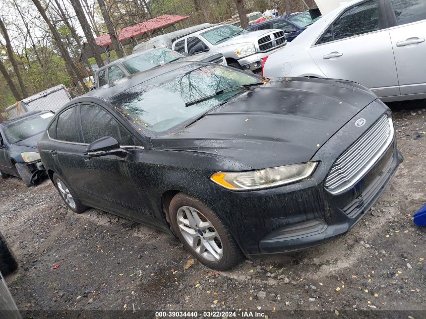 Lot #2550790496 2014 FORD FUSION SE salvage car
