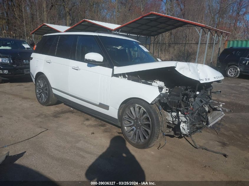 Lot #2525405078 2015 LAND ROVER RANGE ROVER AUTOBIOGRAPHY salvage car