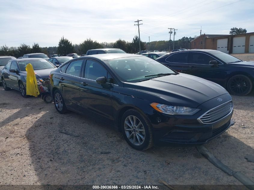 Lot #2539237068 2017 FORD FUSION SE salvage car