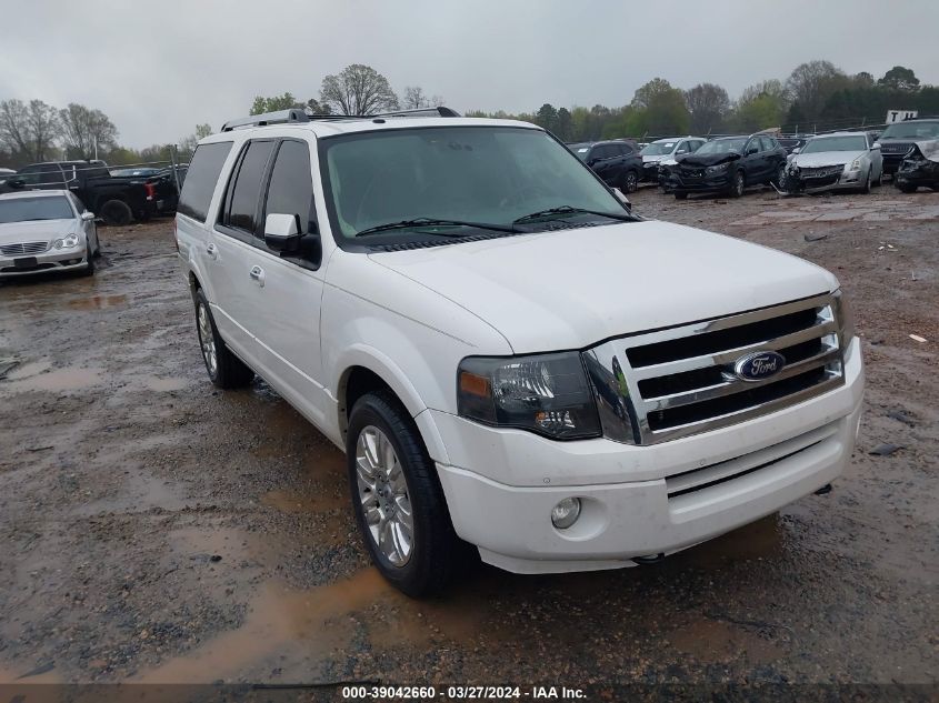 Lot #2539236994 2014 FORD EXPEDITION EL LIMITED salvage car