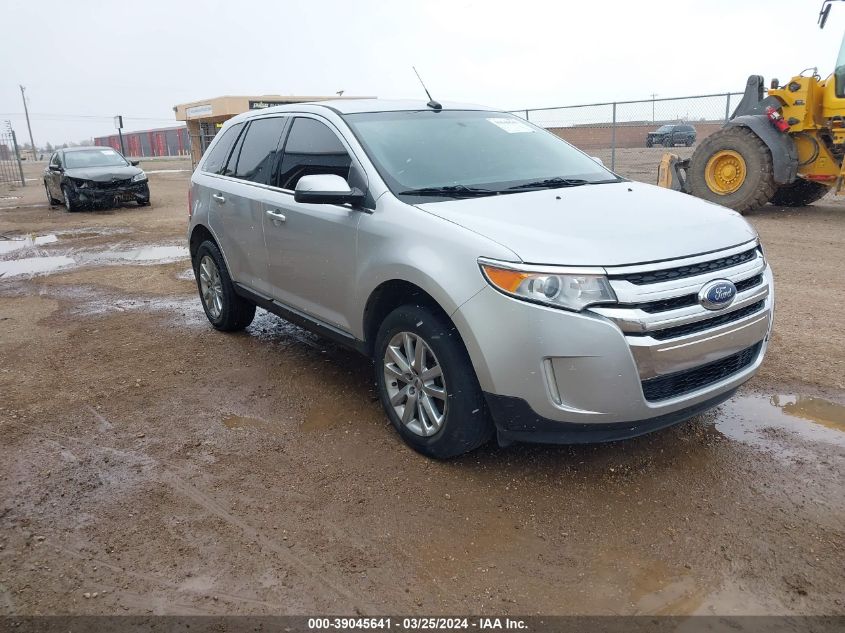 Lot #2539239967 2013 FORD EDGE LIMITED salvage car