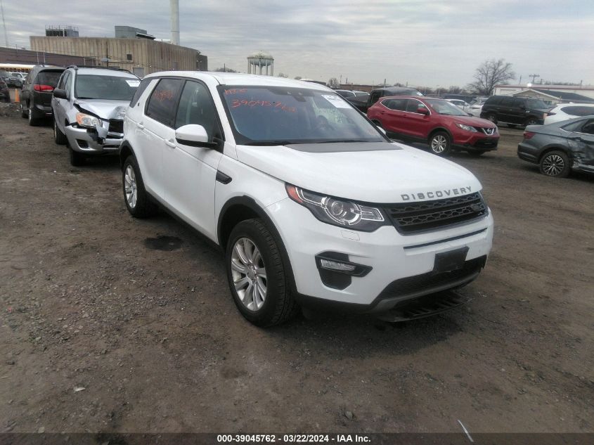 Lot #2539236969 2017 LAND ROVER DISCOVERY SPORT SE salvage car