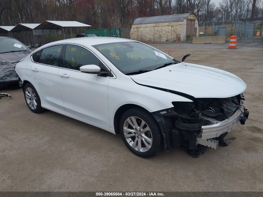 Lot #2541525966 2016 CHRYSLER 200 LIMITED salvage car