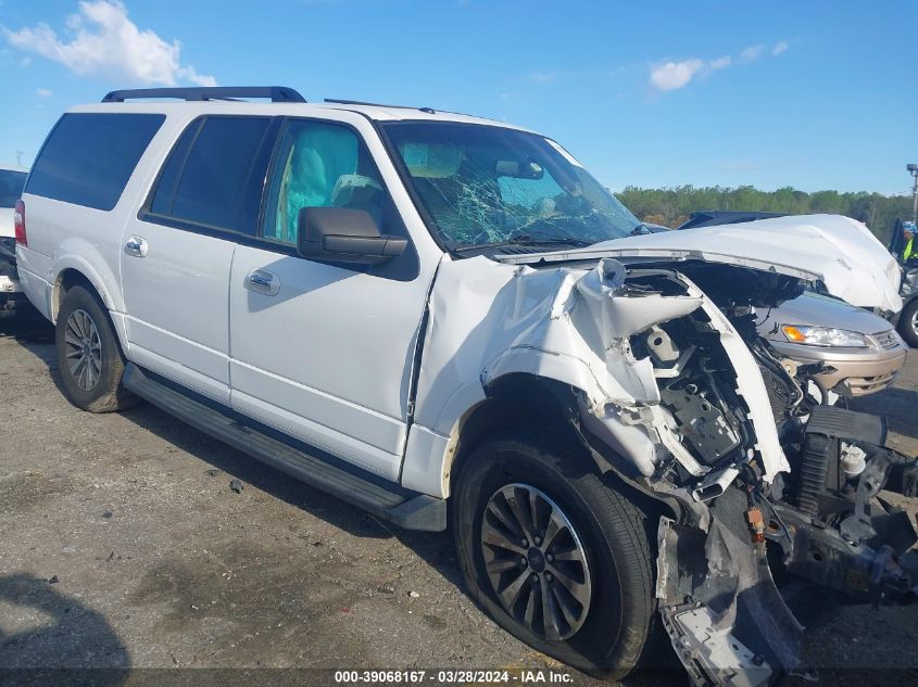 Lot #2534659333 2015 FORD EXPEDITION EL XLT salvage car