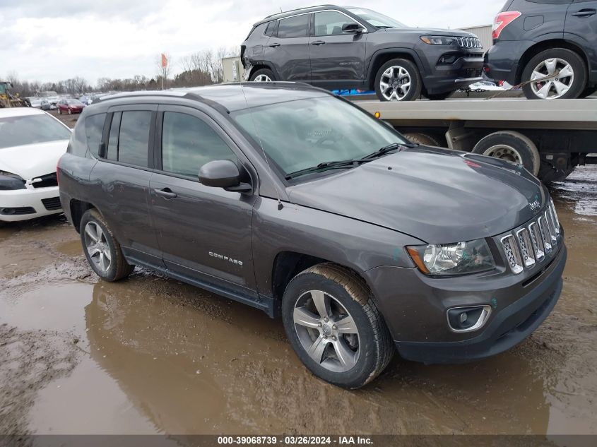 Lot #2525404983 2016 JEEP COMPASS HIGH ALTITUDE EDITION salvage car
