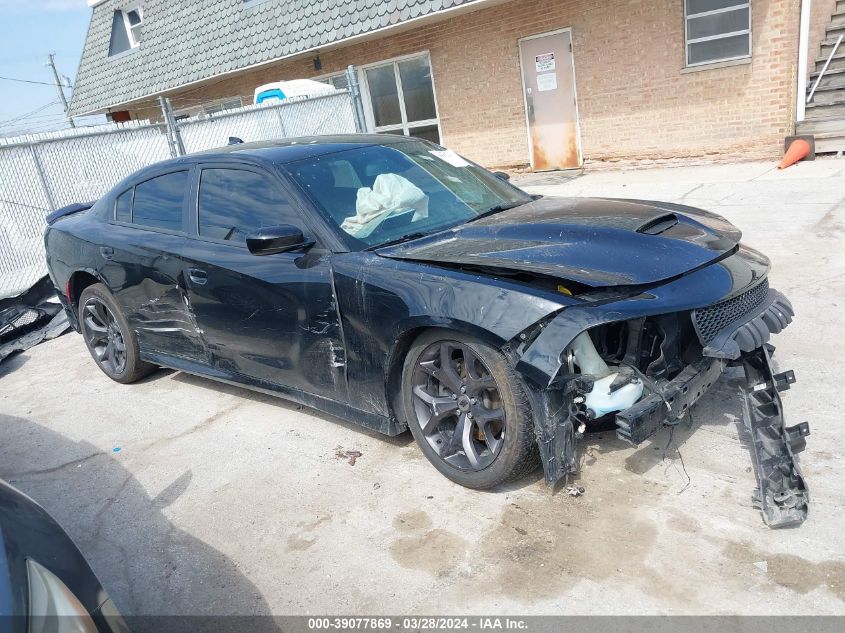Lot #2541531104 2019 DODGE CHARGER GT RWD salvage car