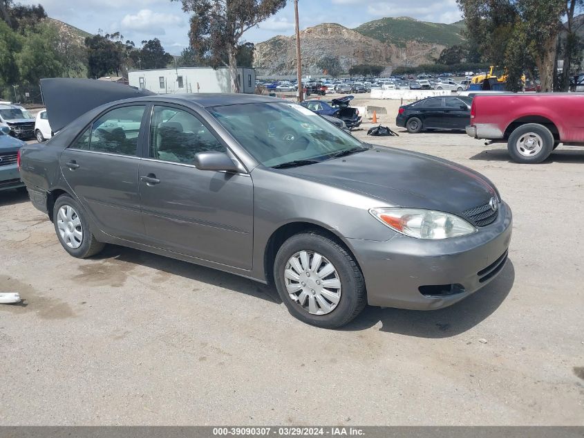 Lot #2543824322 2002 TOYOTA CAMRY LE salvage car