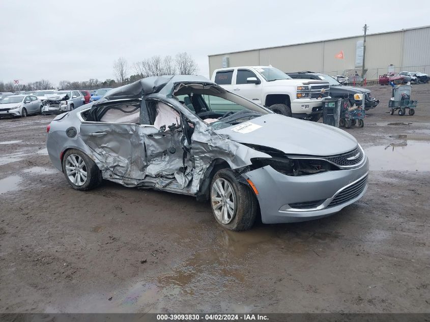 Lot #2525403843 2016 CHRYSLER 200 LIMITED salvage car