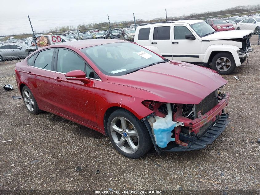 Lot #2550795443 2013 FORD FUSION SE salvage car