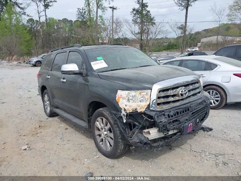 Lot #2539247384 2011 TOYOTA SEQUOIA LIMITED 5.7L V8 salvage car