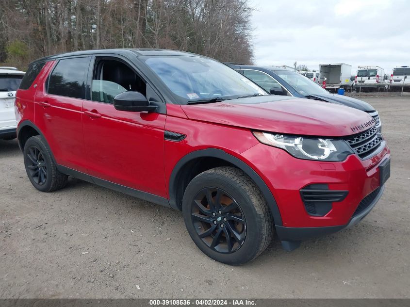 Lot #2527688249 2019 LAND ROVER DISCOVERY SPORT SE salvage car