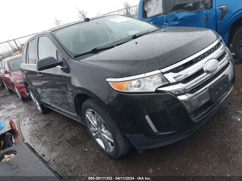 Lot #2536947437 2013 FORD EDGE LIMITED salvage car
