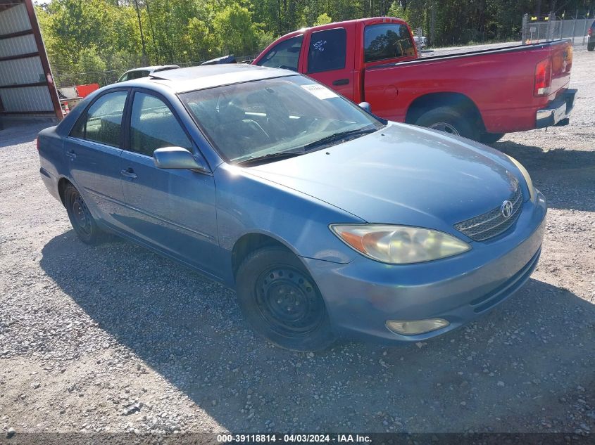 Lot #2539232786 2003 TOYOTA CAMRY XLE salvage car