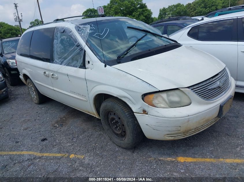 Lot #2525404309 2001 CHRYSLER TOWN & COUNTRY LX salvage car