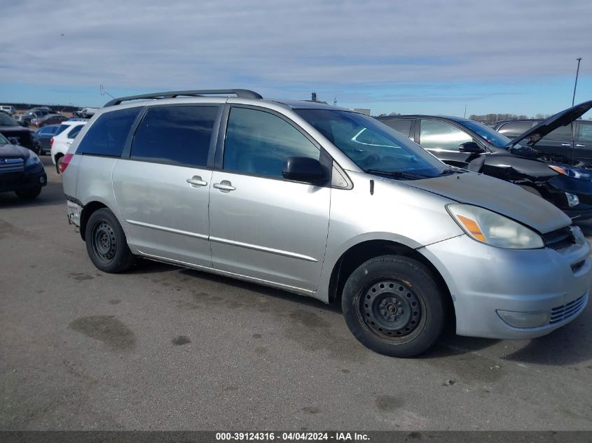 Lot #2539239546 2004 TOYOTA SIENNA LE salvage car