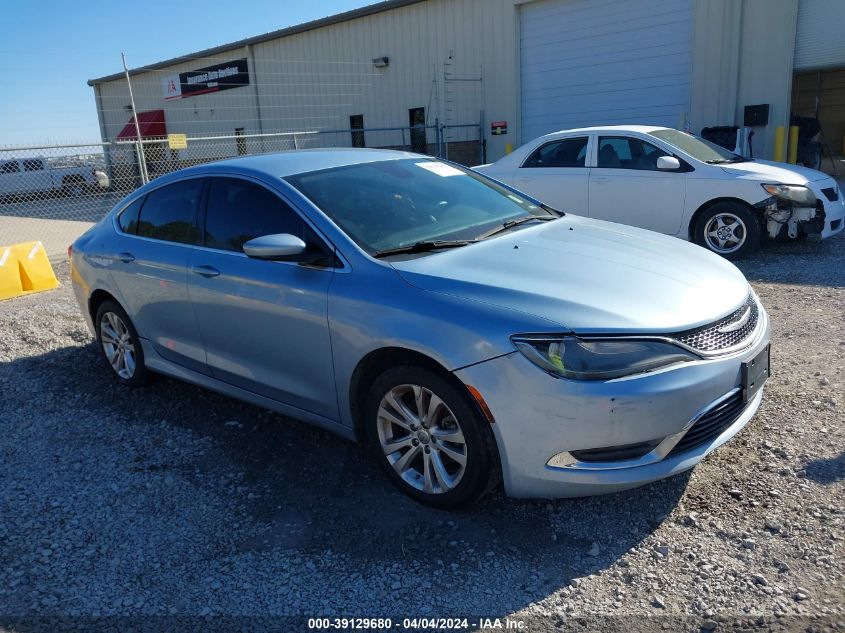 Lot #2539239527 2015 CHRYSLER 200 LIMITED salvage car