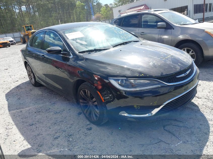 Lot #2525403602 2015 CHRYSLER 200 LIMITED salvage car