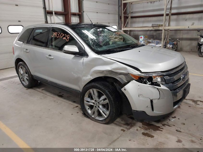 Lot #2539236196 2013 FORD EDGE LIMITED salvage car