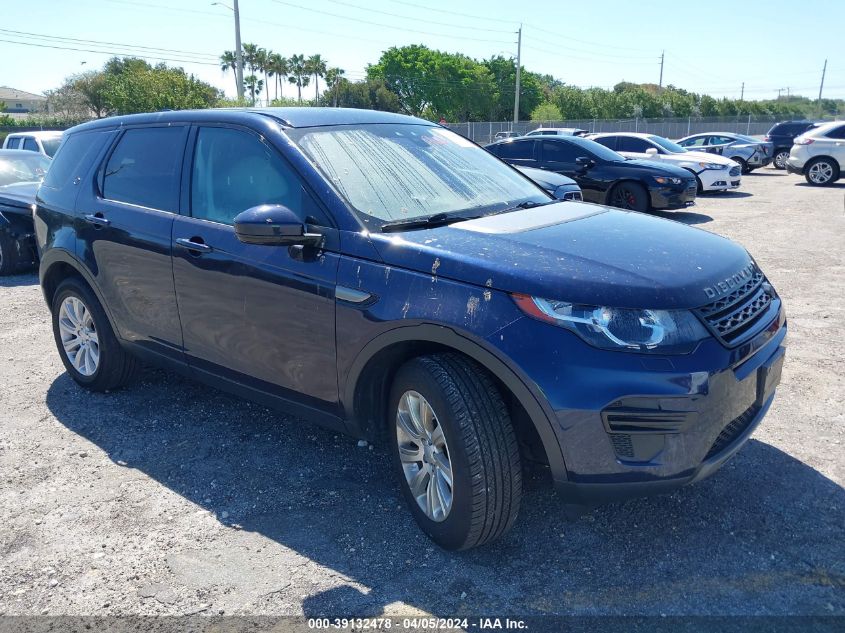 Lot #2536947134 2017 LAND ROVER DISCOVERY SPORT SE salvage car