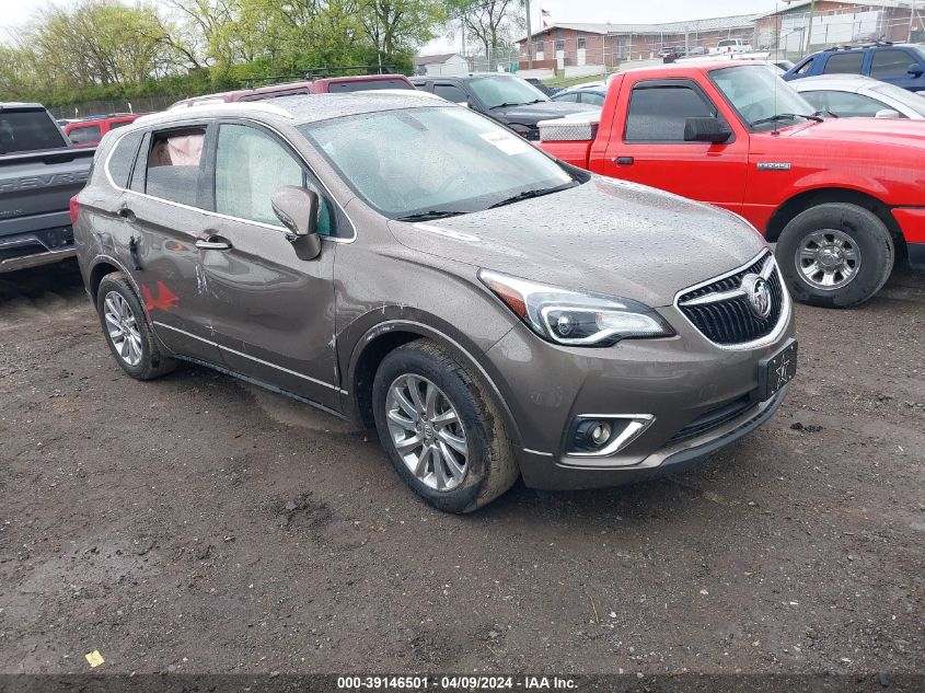 Lot #2536951008 2019 BUICK ENVISION FWD ESSENCE salvage car
