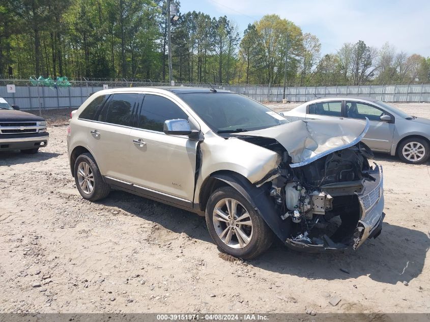 Lot #2536946654 2010 LINCOLN MKX salvage car