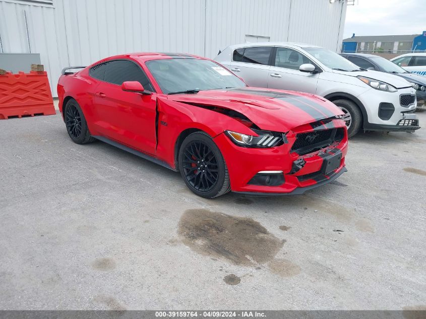 Lot #2541530424 2015 FORD MUSTANG GT salvage car