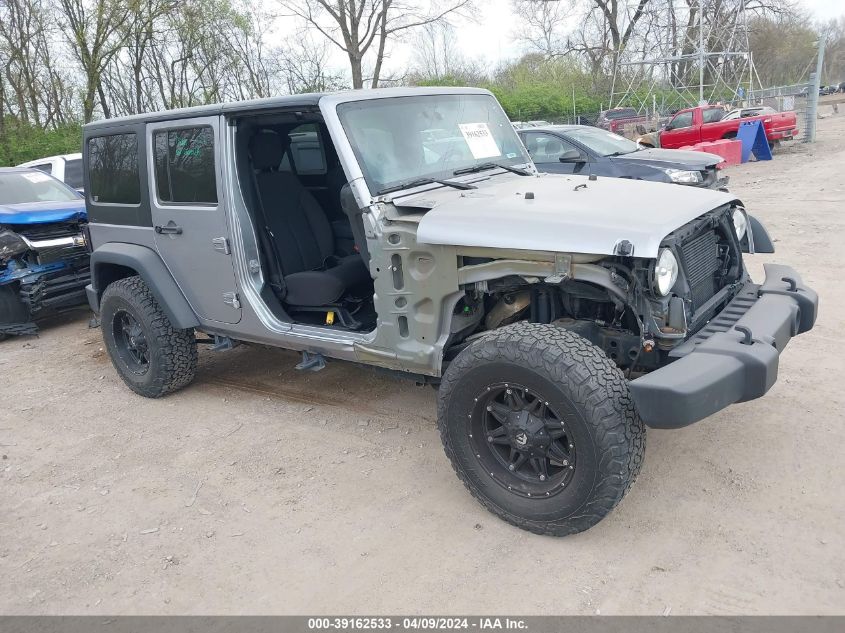 Lot #2534657930 2016 JEEP WRANGLER UNLIMITED SPORT salvage car