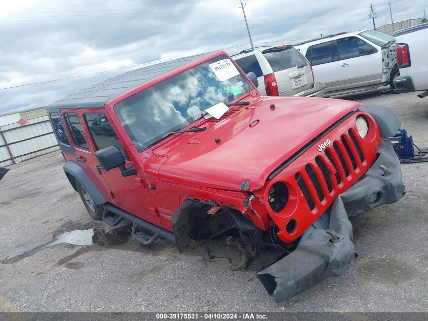 Lot #2535810168 2010 JEEP WRANGLER UNLIMITED SPORT salvage car