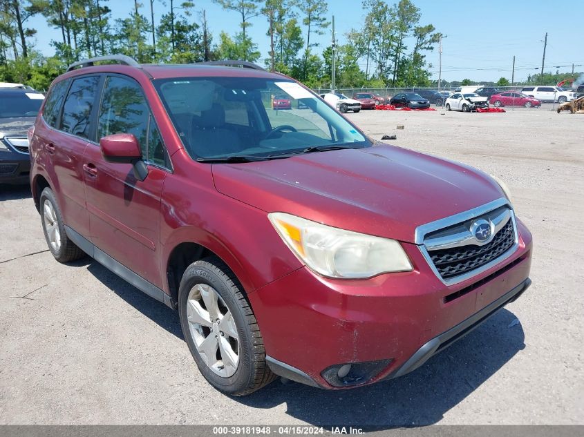 Lot #2525403070 2014 SUBARU FORESTER 2.5I LIMITED salvage car
