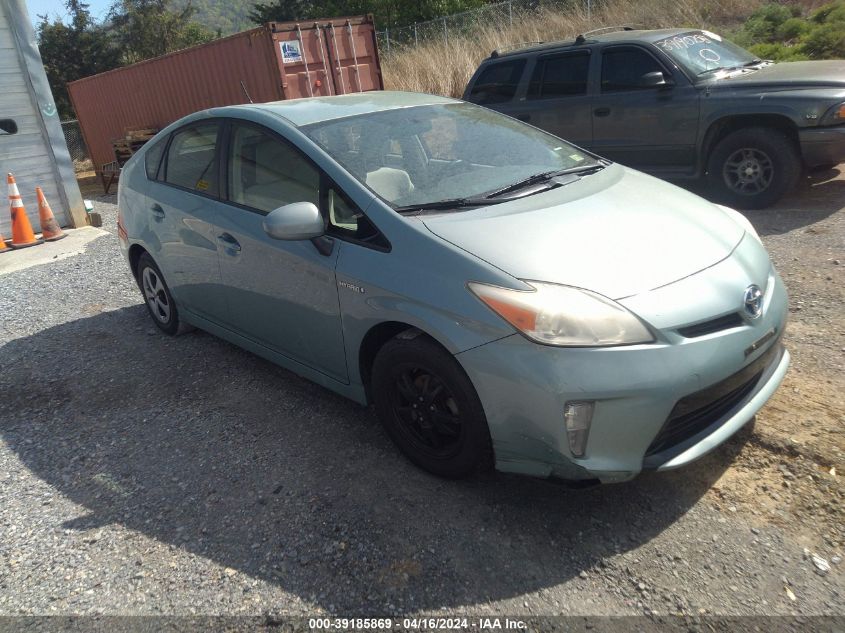 Lot #2539246689 2013 TOYOTA PRIUS TWO salvage car
