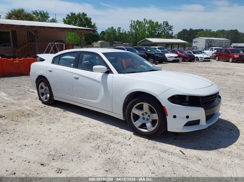 Lot #2539246505 2019 DODGE CHARGER POLICE RWD salvage car