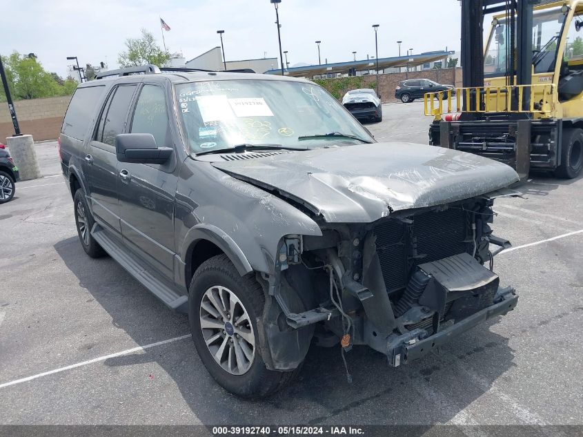 Lot #2539233168 2015 FORD EXPEDITION EL XLT salvage car