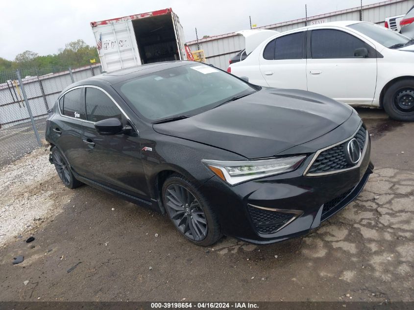 Lot #2536950521 2019 ACURA ILX PREMIUM   A-SPEC PACKAGES/TECHNOLOGY   A-SPEC PACKAGES salvage car