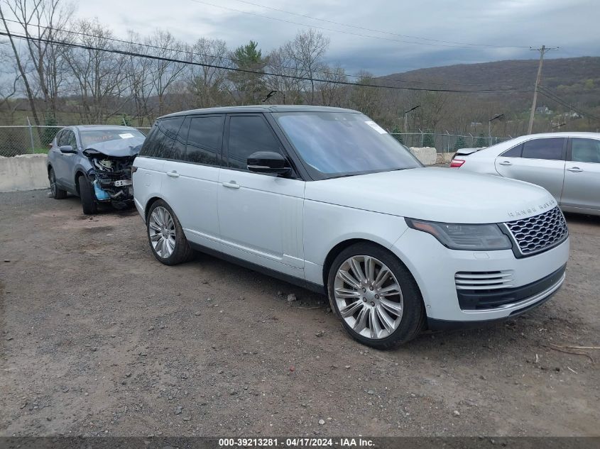 Lot #2573008336 2019 LAND ROVER RANGE ROVER 5.0L V8 SUPERCHARGED salvage car