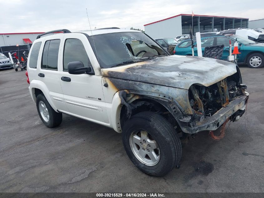 Lot #2534657066 2002 JEEP LIBERTY LIMITED EDITION salvage car