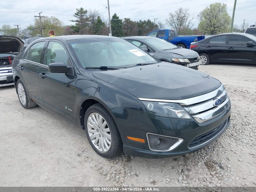 Lot #2525409052 2010 FORD FUSION HYBRID salvage car