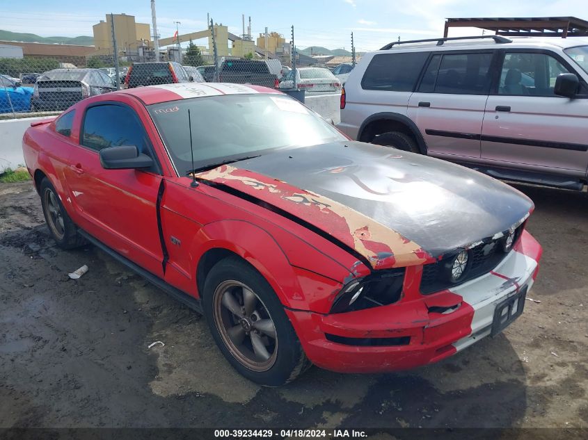 Lot #2536954335 2007 FORD MUSTANG V6 DELUXE/V6 PREMIUM salvage car