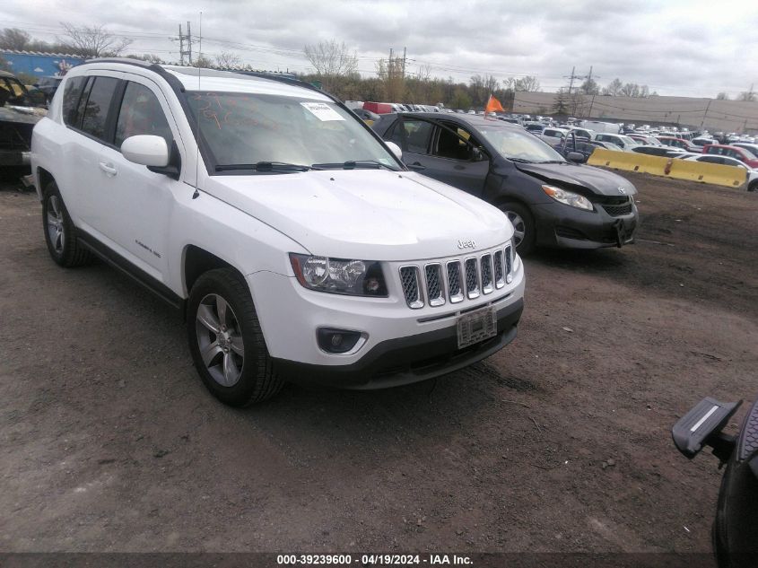 Lot #2541523382 2017 JEEP COMPASS HIGH ALTITUDE 4X4 salvage car