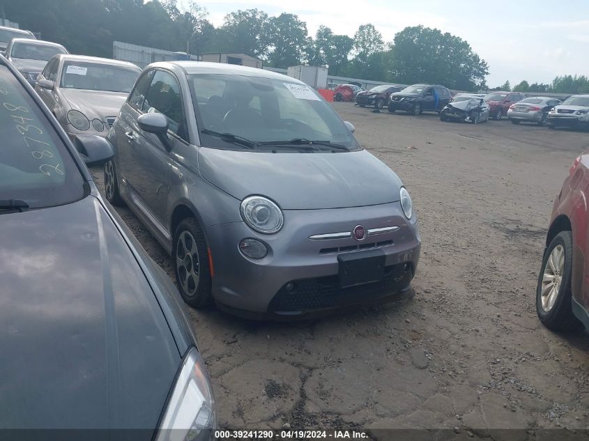 Lot #2534656753 2015 FIAT 500E BATTERY ELECTRIC salvage car