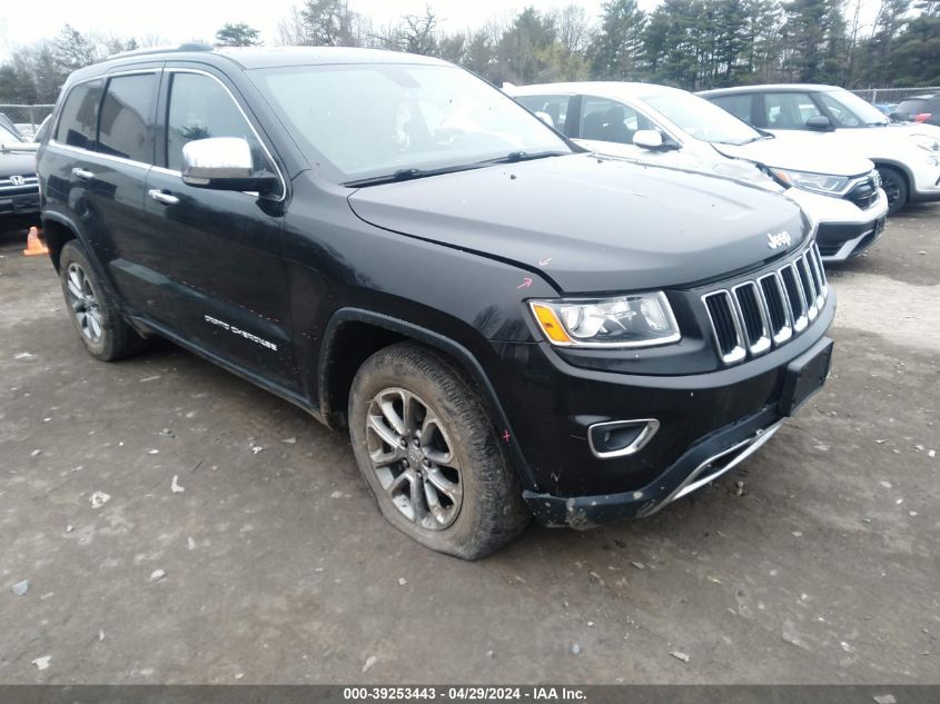 Lot #2541523117 2015 JEEP GRAND CHEROKEE LIMITED salvage car