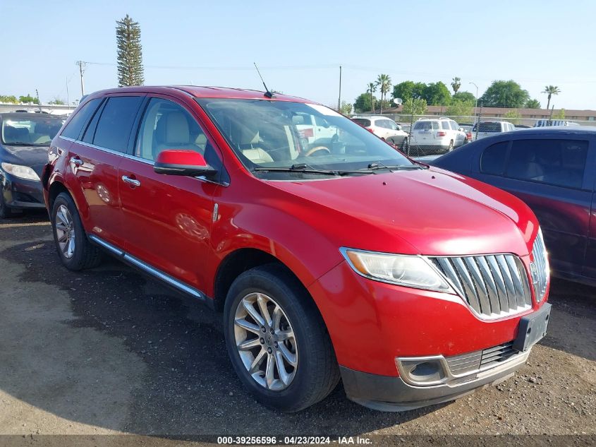 Lot #2541534510 2012 LINCOLN MKX salvage car