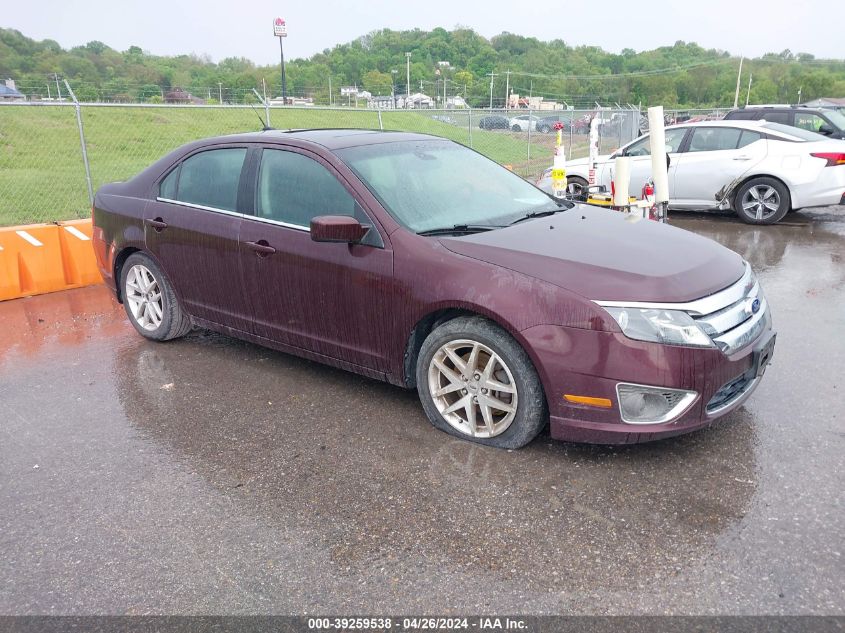 Lot #2540401318 2011 FORD FUSION SEL salvage car