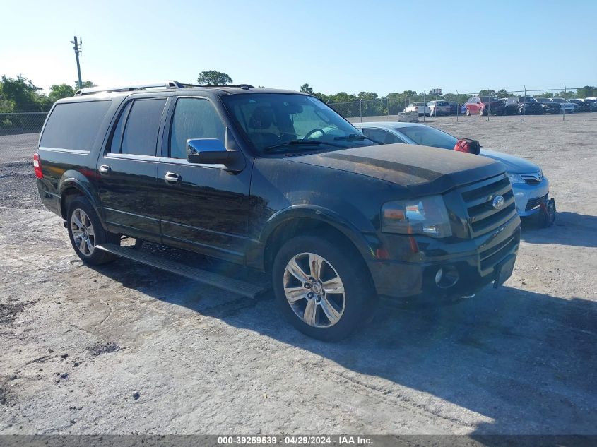 Lot #2530023636 2009 FORD EXPEDITION EL LIMITED salvage car