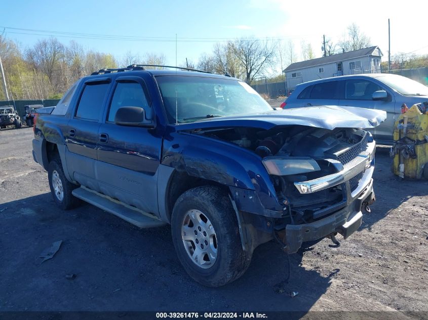 Lot #2539245408 2002 CHEVROLET AVALANCHE 1500 salvage car