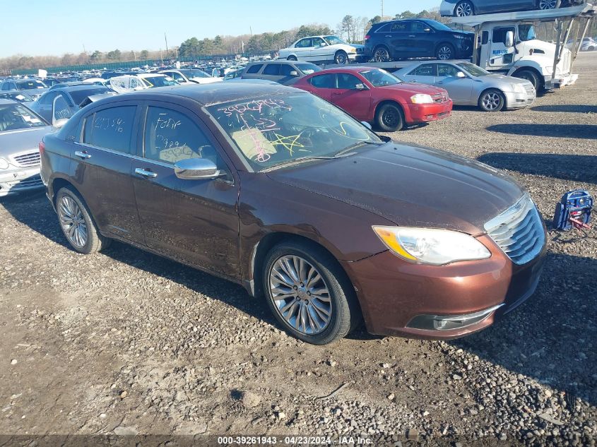 Lot #2525401178 2012 CHRYSLER 200 LIMITED salvage car