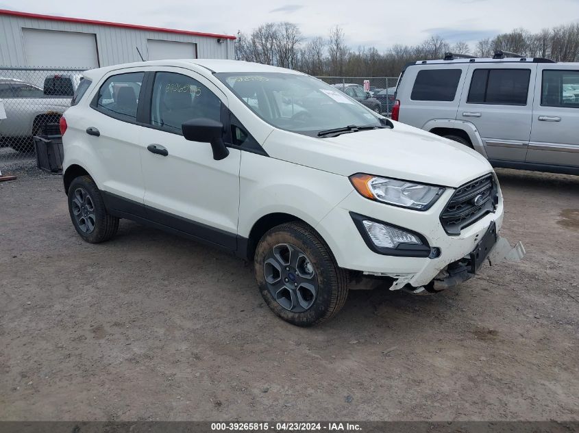 Lot #2541524059 2022 FORD ECOSPORT S salvage car