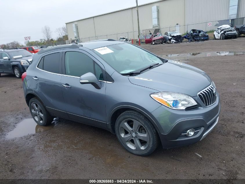 Lot #2539245277 2014 BUICK ENCORE LEATHER salvage car