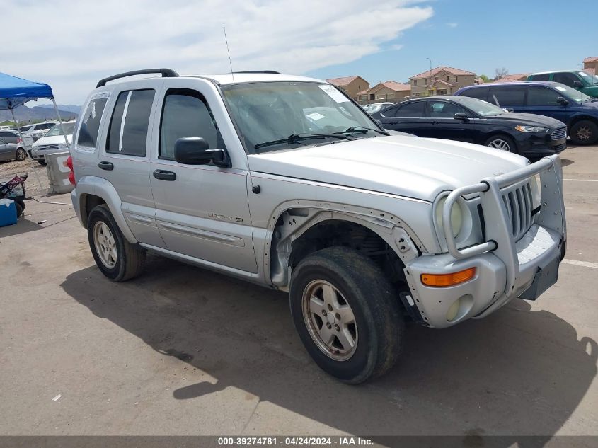 Lot #2541534798 2002 JEEP LIBERTY LIMITED salvage car