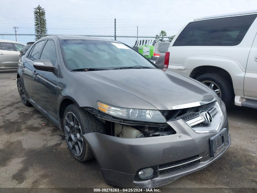 Lot #2543823763 2008 ACURA TL TYPE S salvage car